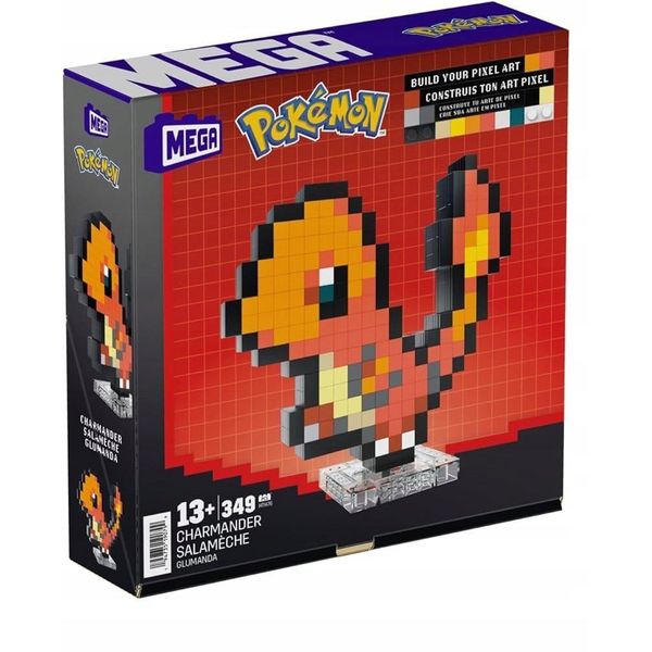 Mega PokéMon Glumanda Pixel Art-image