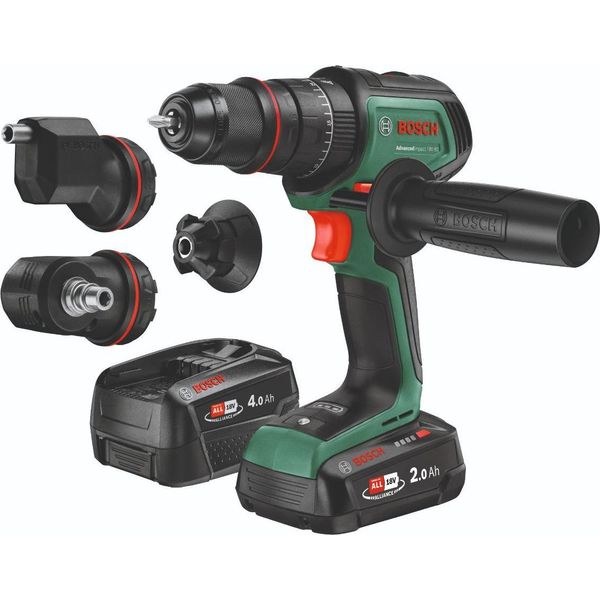 Trapano A Percussione A Batteria Advancedimpact 18V-80 Quicksnap, 2 Batterie Pba 18V-image