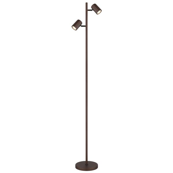 Globo Lighting Stehlampe "James", Bronzefarben Matt, 1 Stk., Leuchten, Stehleuchte/Wohnzimmer/Schlafzimmer/Flur, Stehlampe-image