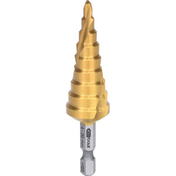 Ks Tools 330.2385 Punta Per Trapano Punta Per Trapano A Gradini 1 Pz-image