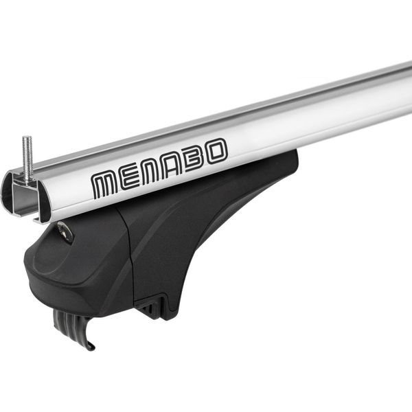 Menabo | Barre Portatutto - Ford Ka + Active Dal 2019 - Lunghezza 120 Cm - Alluminio - Argento - Ariem Silver-image