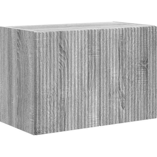 Syfax™ Mobile Tv Da Parete Grigio Sonoma 59,5 X 31 X 40 Cm-image