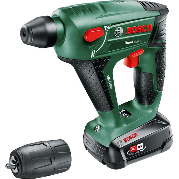 Martello Rotante A Batteria Uneo Maxx, 1 Batteria Pba 18V 2,5Ah In Valigetta-image