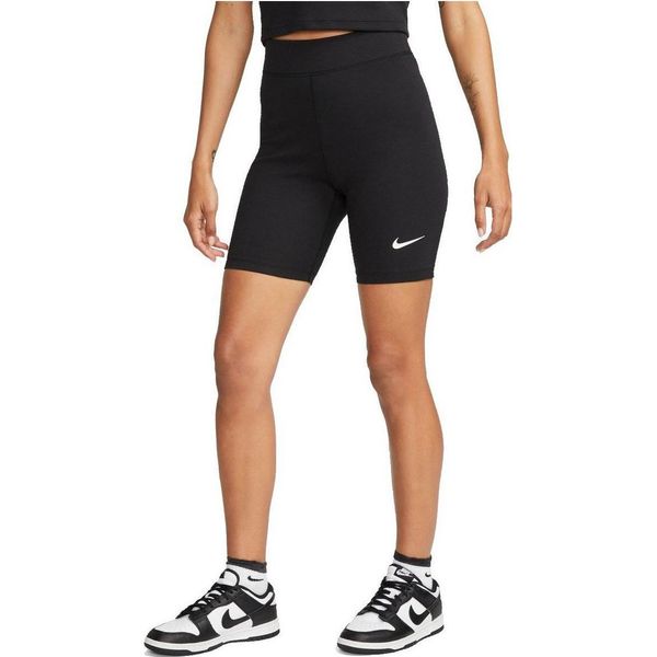 Nike W Nsw Nk Clsc Hr 8IN Short W Nero M-image