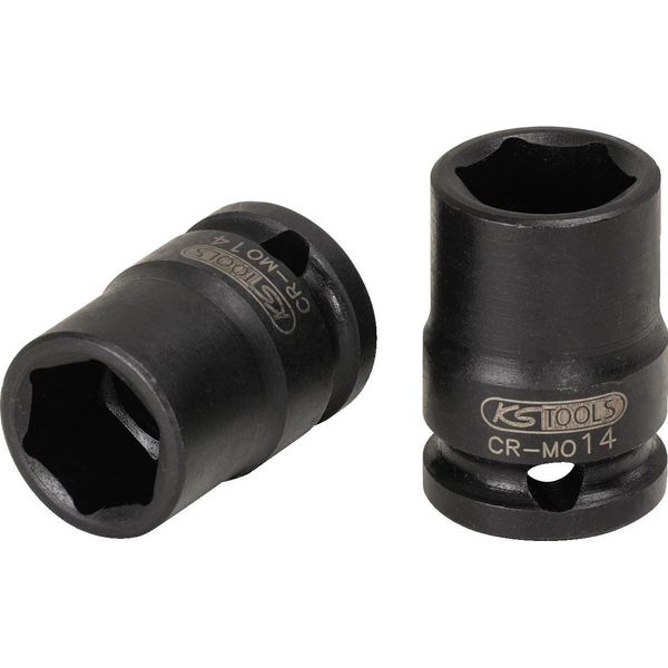 Ks Tools 3/8" Presa Elettrica Esagonale Corta 12 Mm - 515.1512"-image