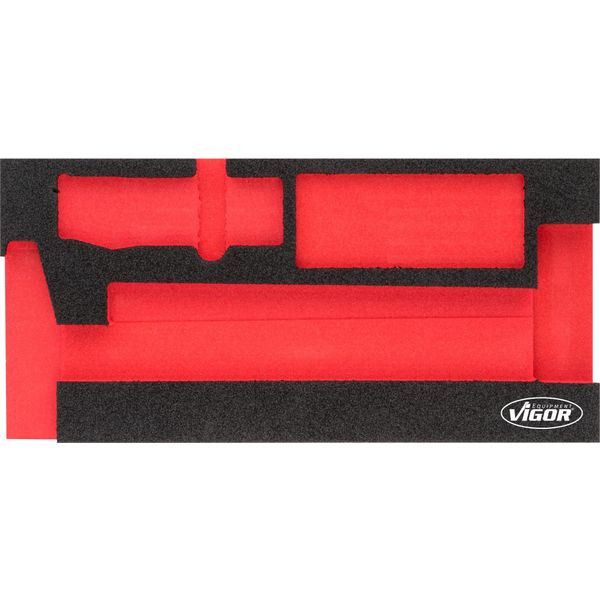 Inserto In Schiuma Morbida ∙ Vuoto ∙ V5006-L ∙ L X L X A: 393 Mm X 188 Mm X 35 Mm-image