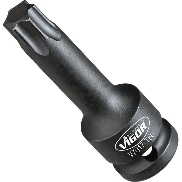 Punta Per Avvitatore A Percussione ∙ V7017-T60 ∙ Cava Quadrata Da 1/2 Pollice (12,5 Mm) ∙ Profilo Torx® Interno ∙ Sw T60-image