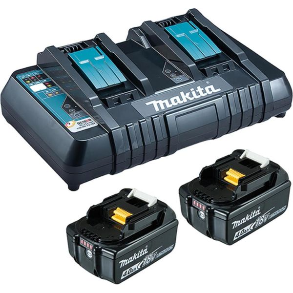 Makita Batterie E Caricabatterie 199481-4 Batteria Agli Ioni Di Litio 4,0 Ah (199481-4)-image