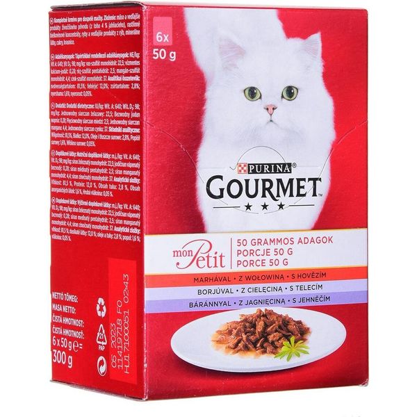 Miscela Di Carne Gourmet Mon Petit 6X50G-image