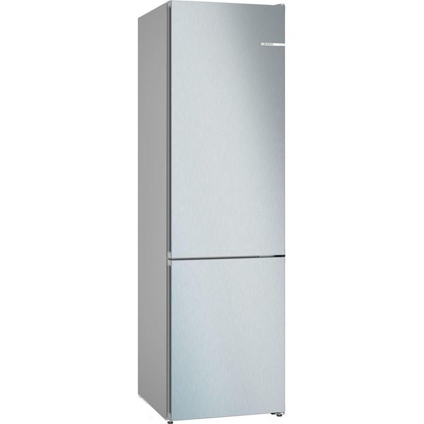 Bosch Serie 4 KGN392LCF Frigorifero Con Congelatore Libera Installazione 363 L C Acciaio Inossidabile-image