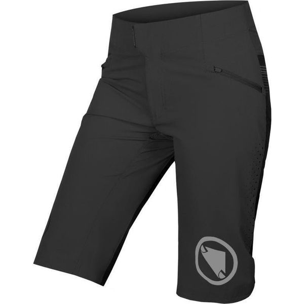 Pantaloncini Endura Singletrack Lite E6170 Standard Fit - Donna, Larghi, Sfoderati, Taglio Gamba Standard, Nero - Taglia S-image