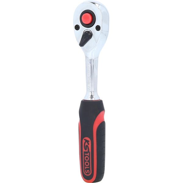 Ks Tools 1/4" Chromeplus Cricchetto Reversibile 72 Denti Impugnatura In Plastica - 915.1490"-image