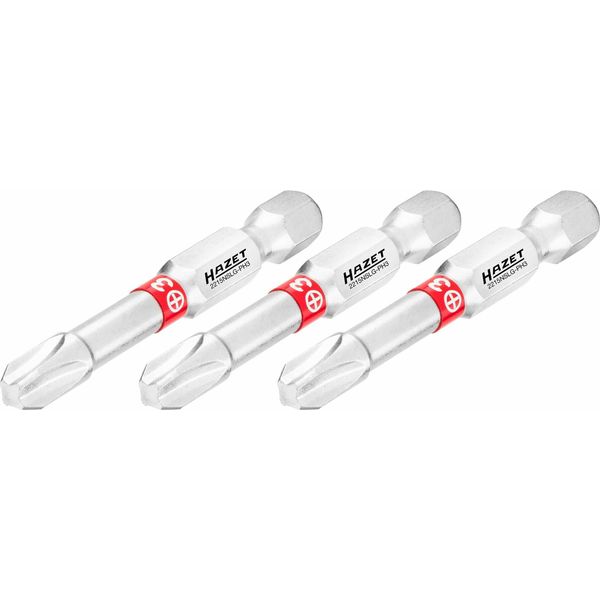Punta Hazet 2215NSLG-PH3/3, Esagono Pieno 6,3 (1/4 Di Pollice), Profilo Phillips Ph, PH3, Numero Di Utensili: 3-image