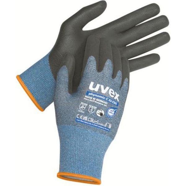 Uvex 6004808 Uvex Guanto Antitaglio Uvex Phynomic C Xg Esd, Taglia 8-image