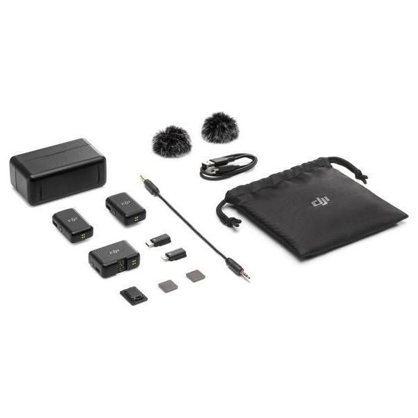 Microfono Dji Microfono Dji Mic Sistema Wireless Con Microfono A 2 Canali E Auricolari-image