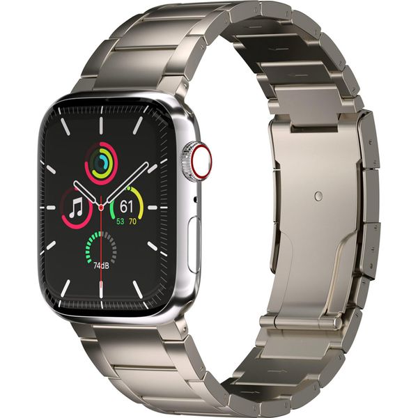 Watch Se - 40 Mm, Watch Se 2023 - 40 Mm, Watch Se 2022 - 40 Mm, Watch 9 - 41 Mm, Watch 8 - 41 Mm, Watch 7 - 41 Mm, Watch 6 - 40 Mm, Watch 5 - 40 Mm, Watch 4 - 40 Mm, Watch 4 - 40 Mm, Watch 41 Mm, Watch 40 Mm, Watch 3 - 38 Mm, Watch 38 Mm, Watch 2 - 38 Mm, Watch 1 - 38 Mm, Watch 1 - 38 Mm, Watch 10 - 42 Mm Cinturino: Accezz Titanstahlband-image