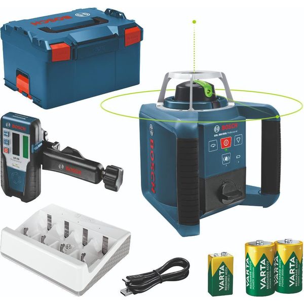 Laser Rotante Grl 300 Hvg + Lr 1 G, Batterie: 1 X 9V + 2 X 1,2V HR20 In L-BOXX-image