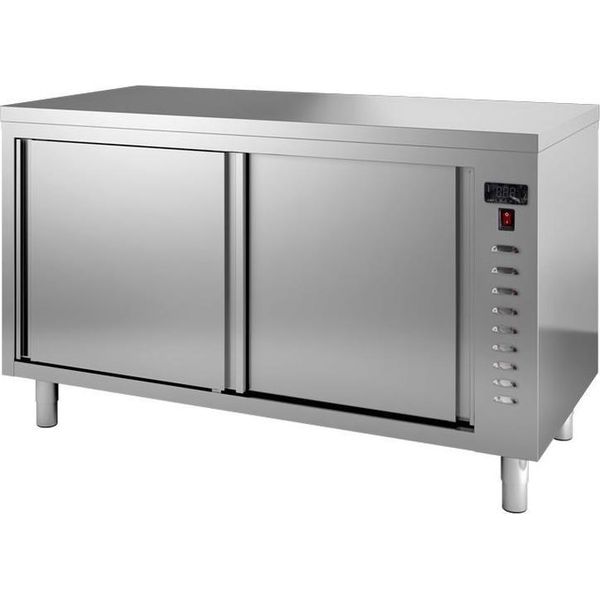 WäRmeschrank Aus Edelstahl, 1600(L)X600(T)X880(H)Mm-image