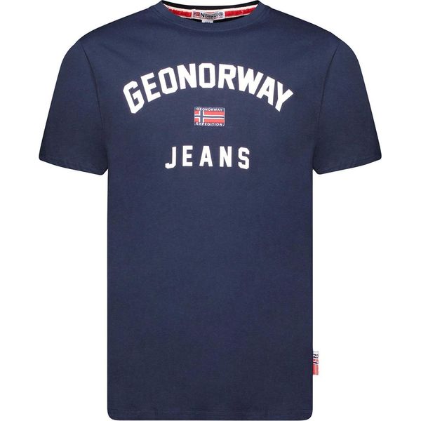 Maglietta Geographical Norway Herren Marine Sy1361H/Gn-Navy GröSse S-image