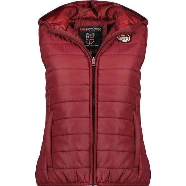 Gilet Geographical Norway Girls Red Wine Ww2008E/Gno-Burgundy Taglia 176-image