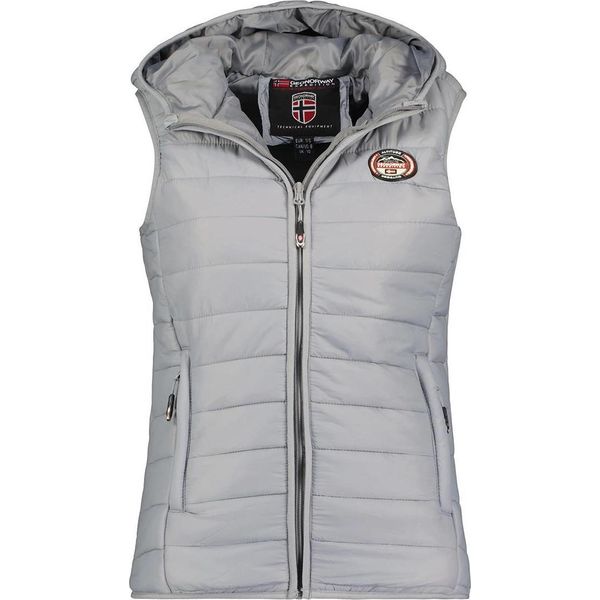 Gilet Geographical Norway Girls Grigio Ww2008E/Gno-Grigio Chiaro Taglia 140-image