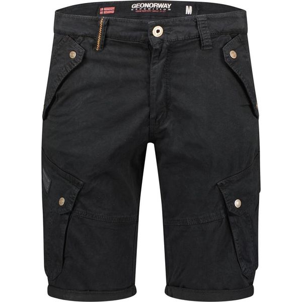 Pantaloncini Geographical Norway Uomo Nero Sx1427H/Gno-Nero Taglia 2XL-image