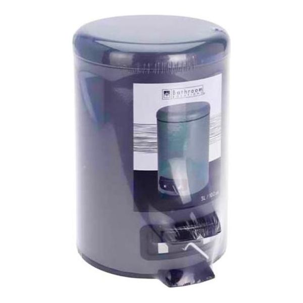 Cestino Per Rifiuti Bathroom Solutions, Metallo, 24X17X25 Cm, 3 L, Blu-image