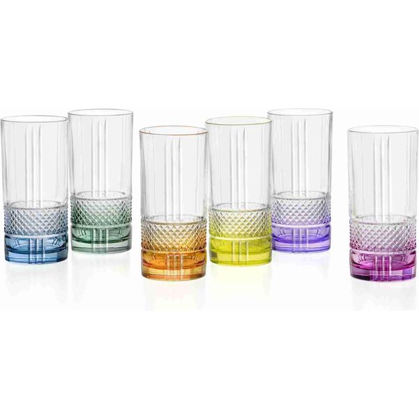 Rcr - Set 6 Bicchieri Bibita Brillante Cl 37-image