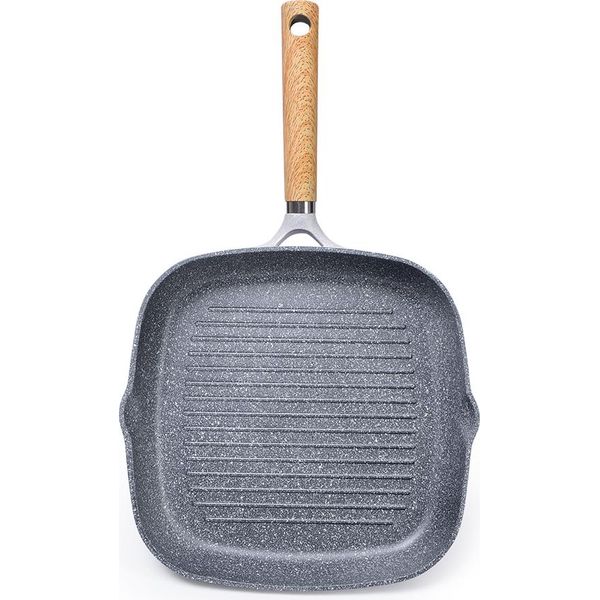 Padella Per Griglia Fissman-Shadow Borneo, 28X4,5 Cm, Alluminio, Grigio-image