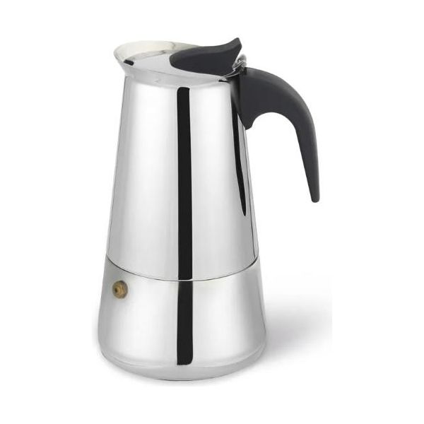 Caffettiera Fissman Da 9 Porzioni, Acciaio Inossidabile 18/10, 15X11,5X21,5 Cm, Argento/Marrone-image