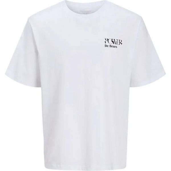 Jack & Jones Bradley Fleur Maglietta A Maniche Corte Bianco S Uomo Bianco S-image