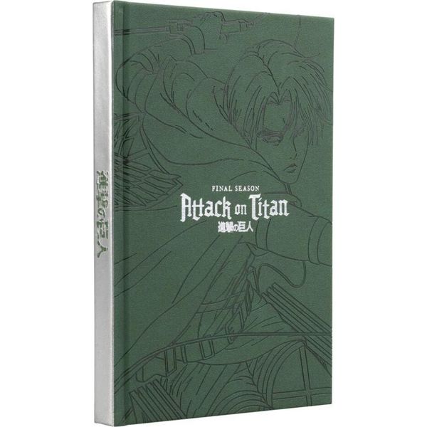 Erik Editores A5 Attack On Titan Taccuino Premium Verde Verde Taglia Unica-image