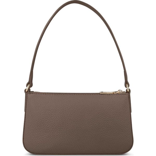 Lazarotti Pelle Borsa A Tracolla Bologna Leather Pochette Taupe Marrone-image