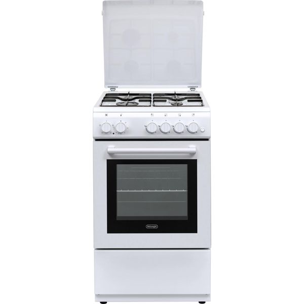 De'longhi DL554EW Cucina Cucina Freestanding Piano Cottura Elettrico A Gas Bianco A-image