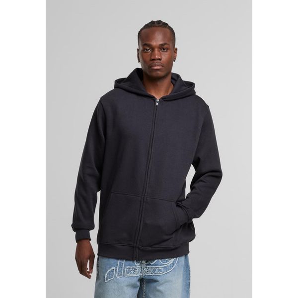 Urban Classics Uomo Basic Essential Zip Hoody Navy - Xxl-image