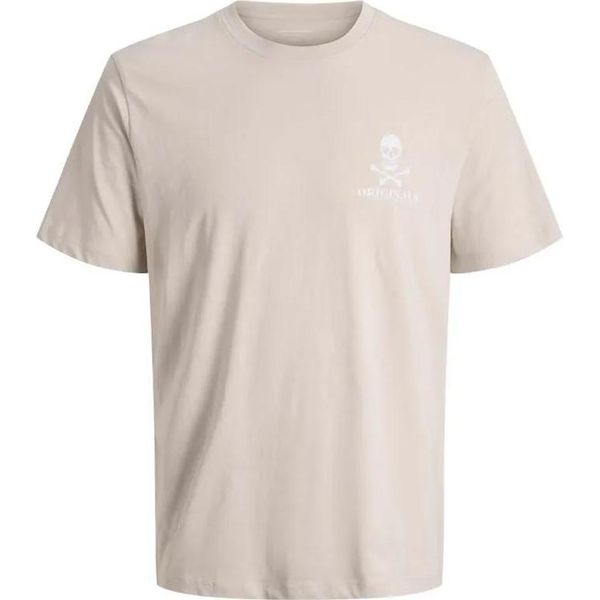 Jack & Jones Rollo Standard Fit Maglietta A Maniche Corte Beige L Uomo Beige L-image
