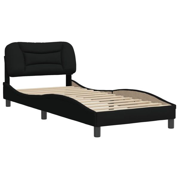 Syfax™ Giroletto Senza Materasso Hvar Nero 80X200 Cm Tessuto-image