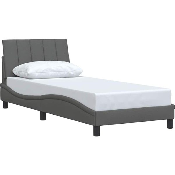 Syfax™ Giroletto Senza Materasso Hanko Grigio Scuro 90X200 Cm Tessuto-image
