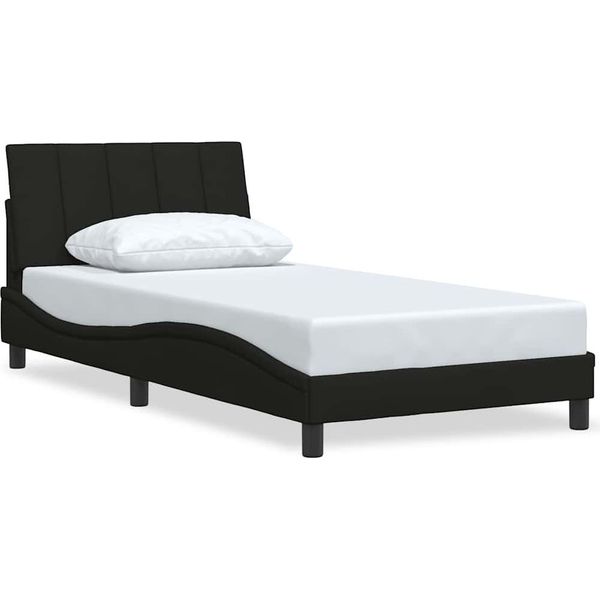 Syfax™ Giroletto Senza Materasso Hanko Nero 100X200 Cm In Tessuto-image