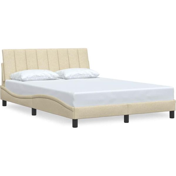 Syfax™ Giroletto Senza Materasso Hanko Crema 140X190 Cm In Tessuto-image