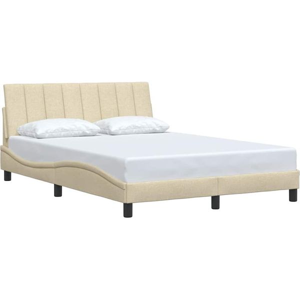 Syfax™ Giroletto Senza Materasso Hanko Crema 140X200 Cm In Tessuto-image