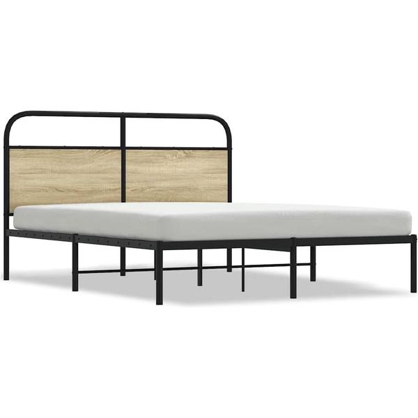 Syfax™ Giroletto Senza Materasso Rovere Sonoma 150X200Cm In Truciolato-image