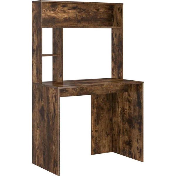 Syfax™ Scrivania Rovere Fumé 91 X 50 X 149 Cm Legno Multistrato-image