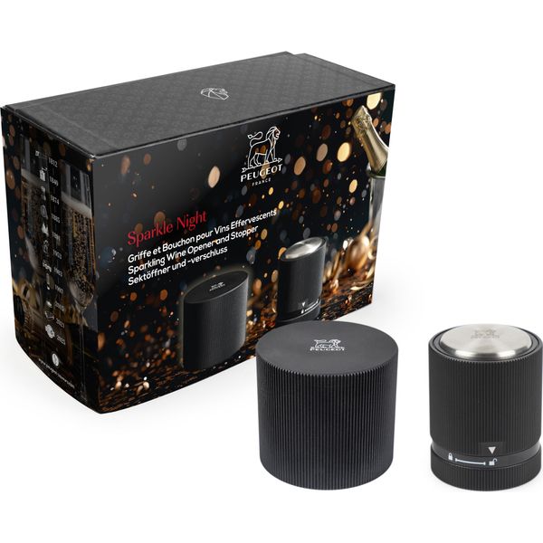 Set Regalo Peugeot Sparkle Night Apriscatole Per Champagne Tappo Per Capsula Tagliacapsule-image