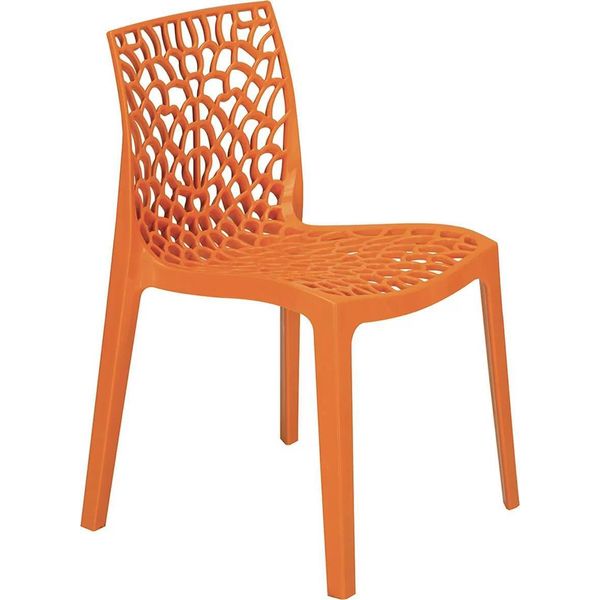 Sedia Gruvyer Polipropilene Arancio-image