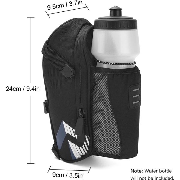 Upaldhou Borsa Da Sella Per Bicicletta, Borsa Da Sella Con Porta Borraccia Borsa Da Sella Per Mountain Bike Da Strada-image