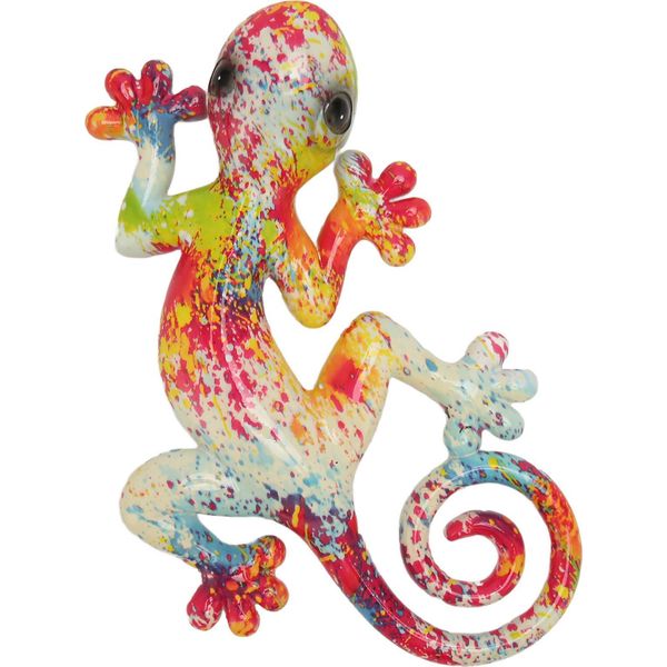 Geco Da Parete, Decorazione, Fortuna, Saggezza, Dipinto A Mano, Resistente Ai Colori, Scultura 3D Di Lucertola Per Frigorifero, Recinti, Verande, LM9001A 3-image