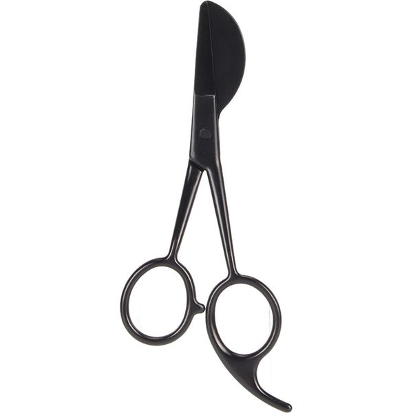 Forbici Con Lama A Becco D'anatra, Acciaio Inossidabile, Impugnatura Ergonomica, Forbici Per Tappeti Per Applicazioni, Nero-image