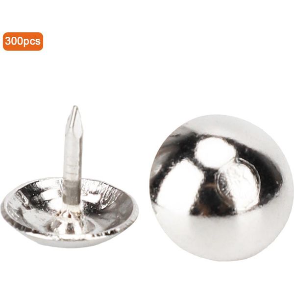 300 Pezzi Di Chiodi Da Tappezzeria, Ferro Retrò, Argento, Bianco, Gioielli, Confezione Regalo, Scatola, Mobili, Rivetti Decorativi, Accessori-image