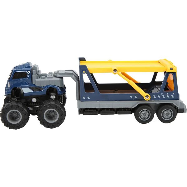 Rimorchio Giocattolo In Lega, Quattro Ruote Motrici, Camion Per Bambini A Partire Dai 3 Anni, Blu-image